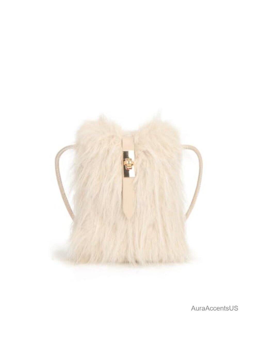 Faux Fur Crossbody Bag Fluffy Fuzzy Purse for Women Y2K Style